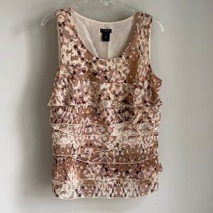 Sleeveless Blouse. Ann Taylor Size 10.